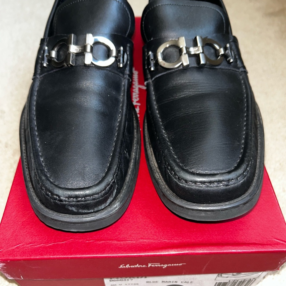 Salvatore Ferragamo Men's Black Loafers